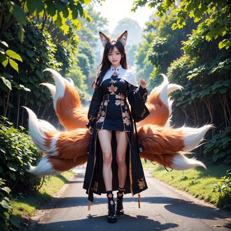 九尾狐女孩 Nine tailed Fox Girl