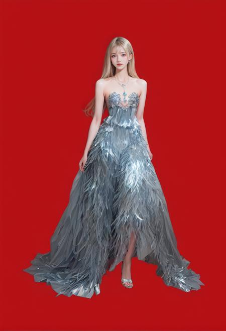 0686 metallic feather dress（pdxl,sd1.5）