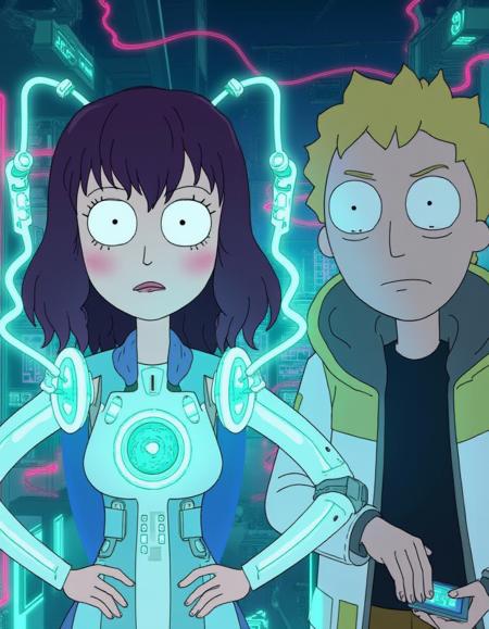 Rick and Morty Style - Flux Lora