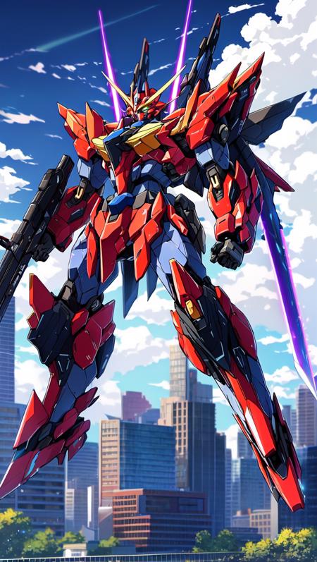 Super robot diffusion(Gundam, EVA, ARMORED CORE, BATTLE TECH like mecha lora)版本v1.5 (ID: 109847)