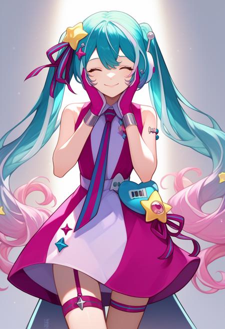 [PonyV6 XL] Magical Mirai Miku (2022) | Vocaloid