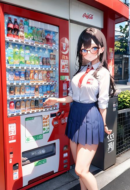 自動販売機1 Vending Machines in Japan SDXL