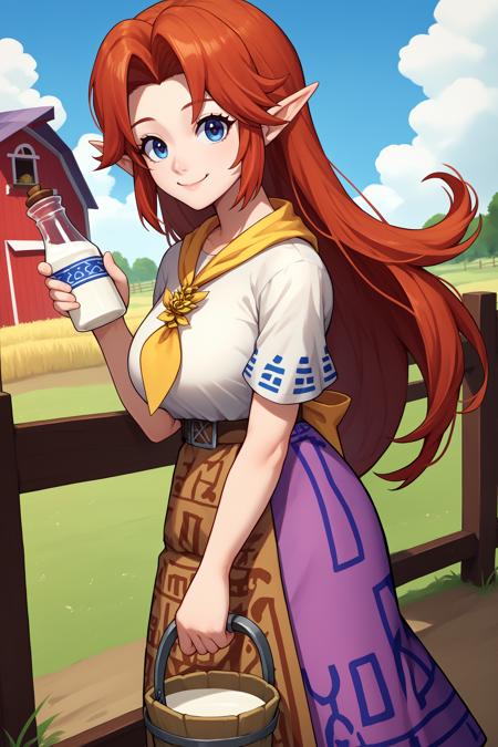 Adult Malon/Cremia/マロン (The Legend of Zelda: Ocarina of Time/Majora's Mask) SDXL LoRA [Pony Diffusion]