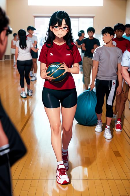 体育館 Japanese school gymnasium SD15