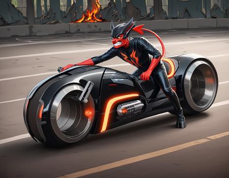 TRON Motorbike [PONY & Flux]