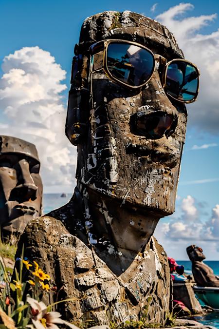 Moai Statue: Easter Island (Rapa Nui, Chile)
