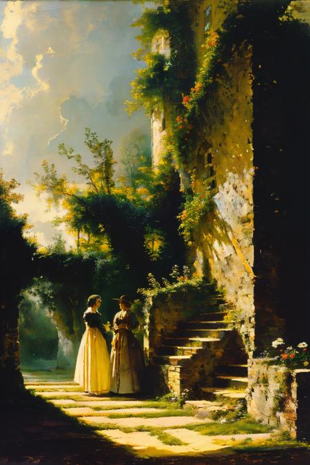 style of Carl Spitzweg 299