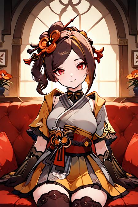 Chiori: The Thundering Seamstress | 千织 (Genshin Impact) [Illustrious]