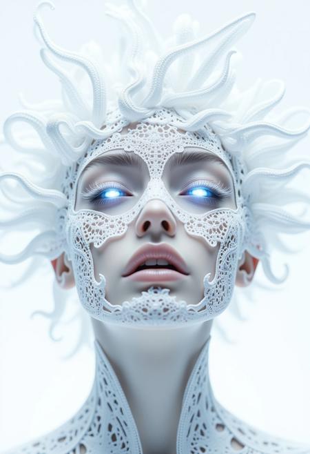 White lace portraits