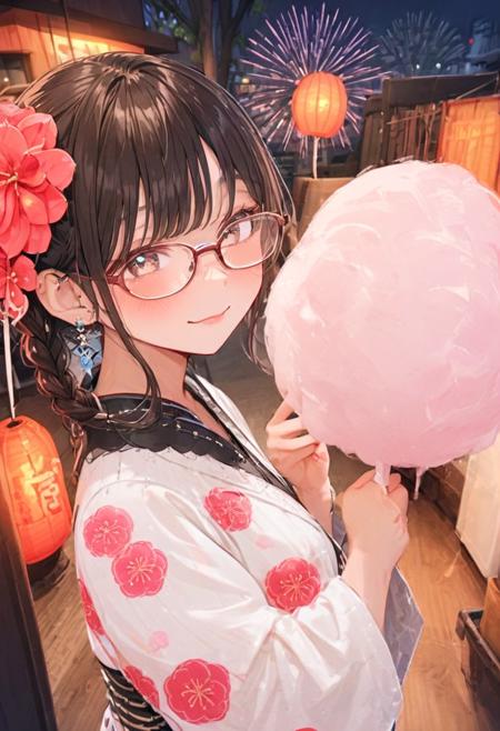 わたあめ cotton candy SDXL