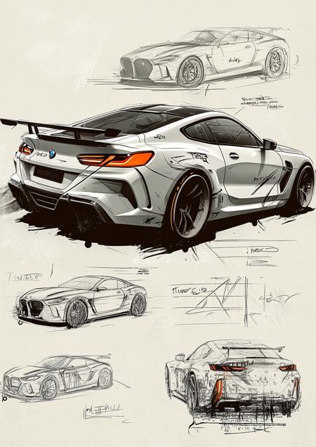 F.1 Movers - Sketching - Automobile Sketching
