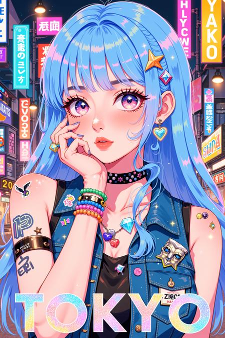 FLUX｜Y2K少女漫画风格Y2K girl manga style-Cassiopeia_TypeB