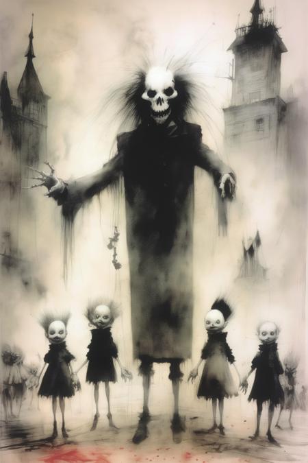 Stephen Gammell Style版本SD XL (ID: 154249)