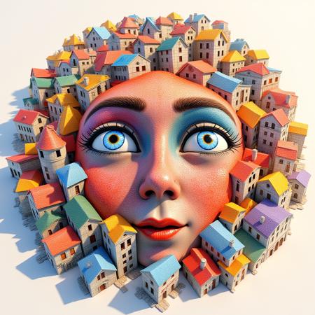 Art in pencil 3D LORA