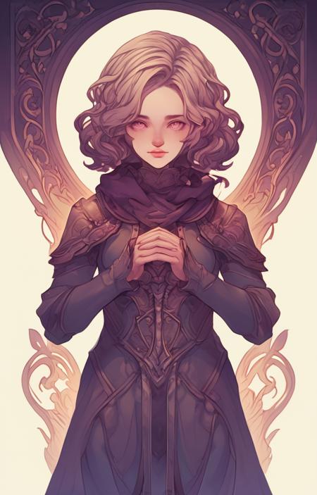 Anime Tarot effect of a complex armor - tangbohu [SDXL] 33