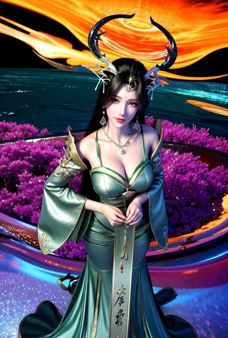 这个虚拟人有点像柳神[国漫女神系列] This virtual girl looks a bit like Liu Shen [Chinese comic goddess]