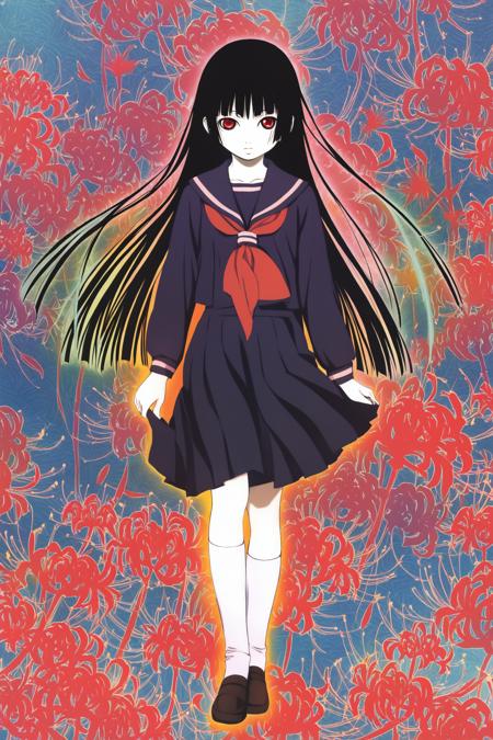 [illustrious XL] Enma Ai/阎魔爱 《JigokuShoujo》/《Hell Girl》/《地狱少女》 - TV Animation Character Style