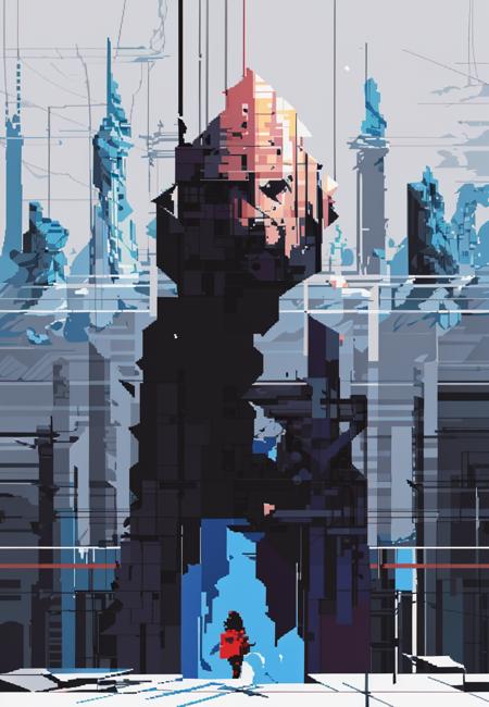 damage pixel art像素故障艺术