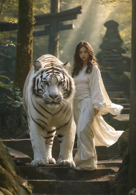绪儿XL-猛虎下山 xuer White tiger
