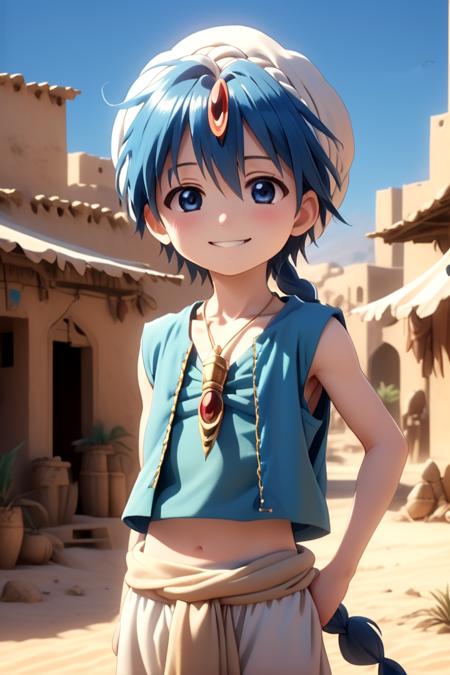 Magi: The Labyrinth of Magic - Aladdin - SDXL