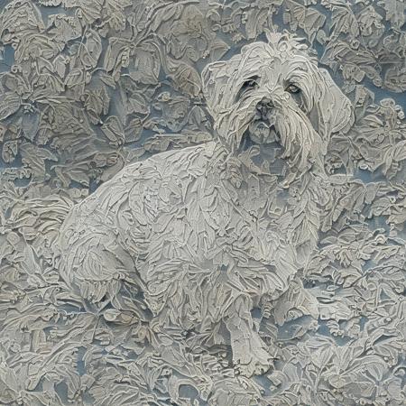 Lace drawing,
