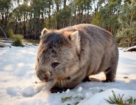 Wombat (Vombatus, Lasiorhinus) SD XL版本v1.0 (ID: 204989)
