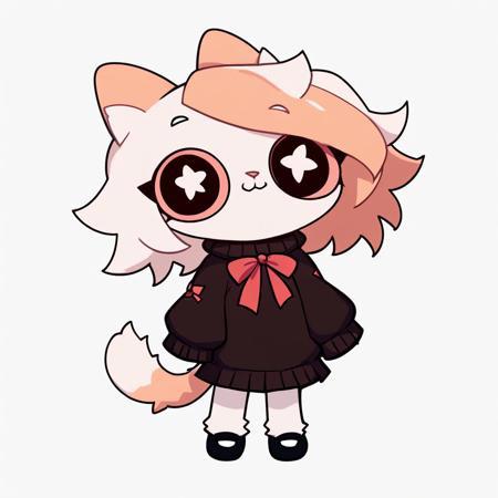 Pimpochka Cat Character Pose