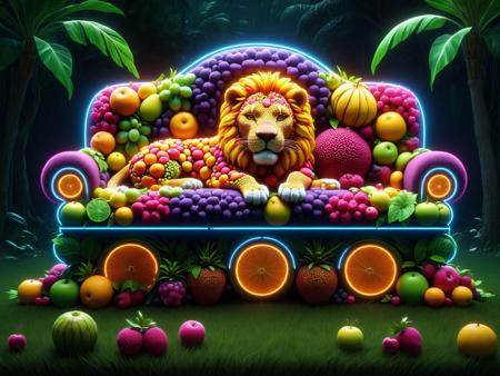 Neon Fruits Style SDXL & SD1.5