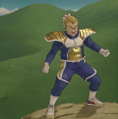 vageta saiyan armor