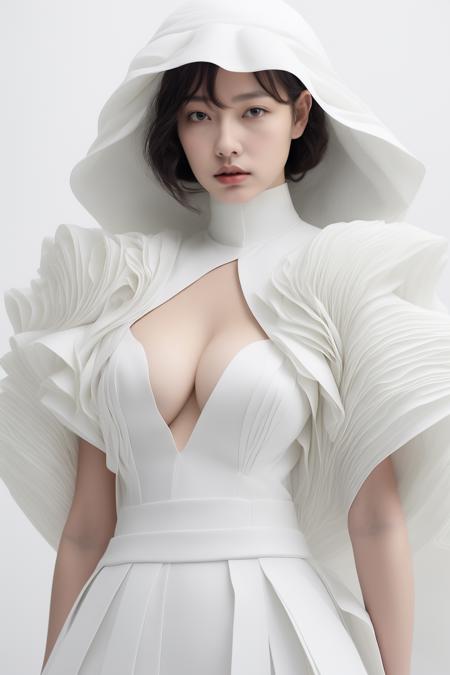 white issey miyake 三宅一生白
