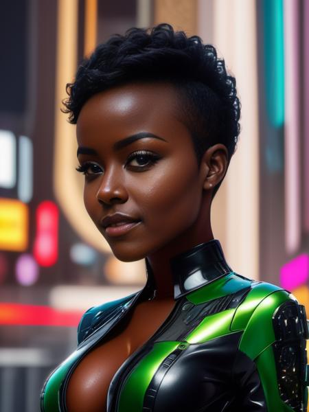 Sanaa Asaju - Black African Kenyan Woman from the Latent Space
