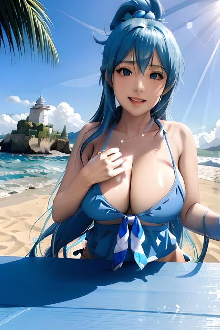 Aqua - Konosuba - Kono Subarashii Sekai ni Shukufuku wo - Anime LoRA - HyperRealsitic
