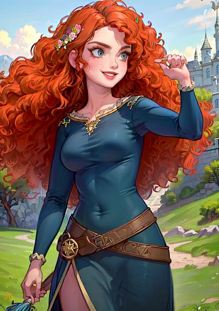 Merida (Brave) Disney Princess - SD 1.5 | XL PONY - by YeiyeiArt