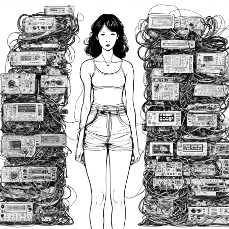 djz Lineart Girl
