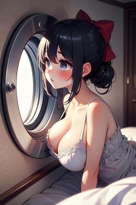 girl like ship porthole