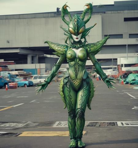 Female Tokusatsu Kaijin LoRA版本v1.0 (ID: 377283)