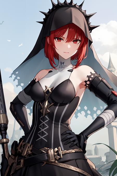 Vera Garnet + Sorrowful Rose/Wavebender Coatings - Punishing Gray Raven (Character)