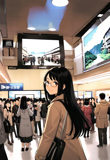 阪急梅田駅ビッグマン前 / Hankyu UMEDA station, bigman SDXL