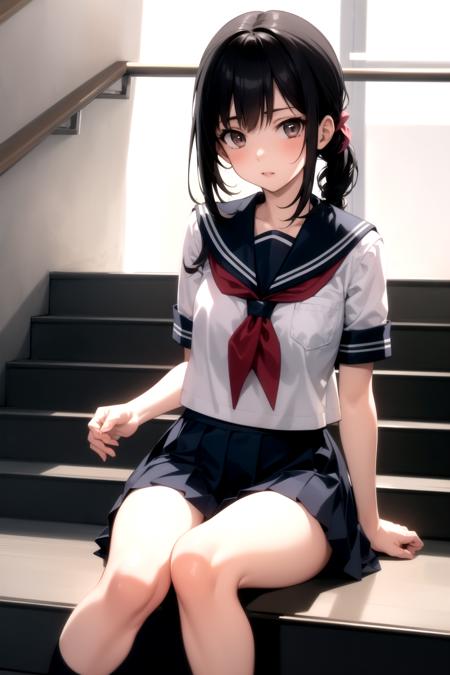 School stairs