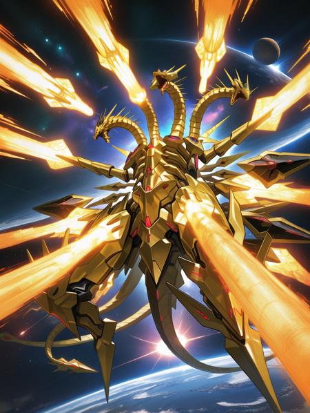 Yu-Gi-Oh! - Number 107: Galaxy-Eyes Tachyon Dragon and Mizael (銀河眼の時空竜 & ミザエル) illuXL