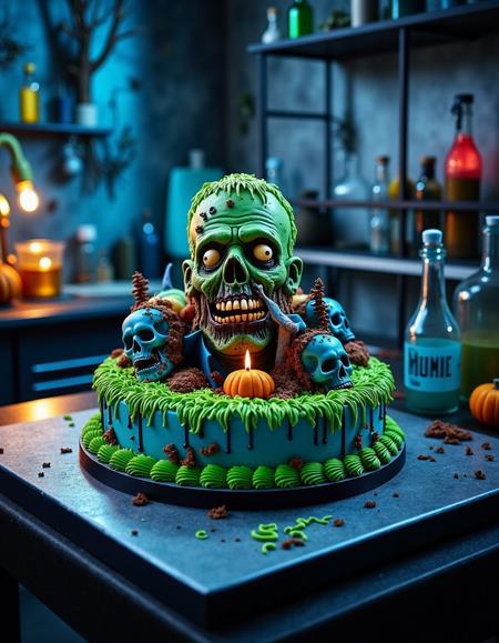 Creepy and eerie cakes flux