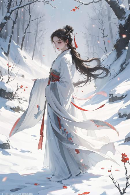 麻袋2024-005古风-雪景Chinese Snow Scenery