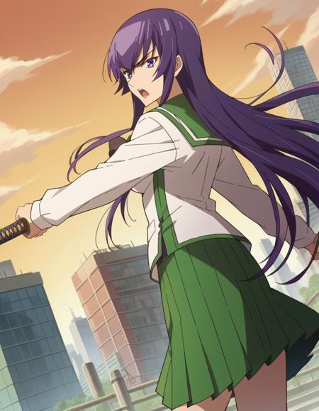 Saeko Busujima (毒島 冴子) - Highschool of the Dead (学園黙示録)