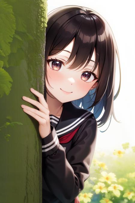 Pose LORA Peeking Out | 姿势 探出身子