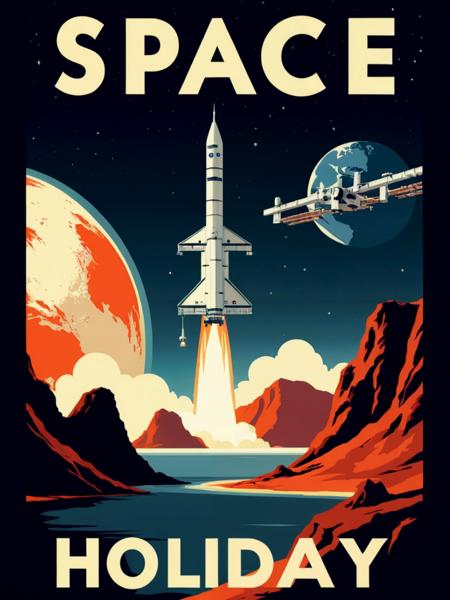 Vintage Travel Poster - CE - SDXL & Flux