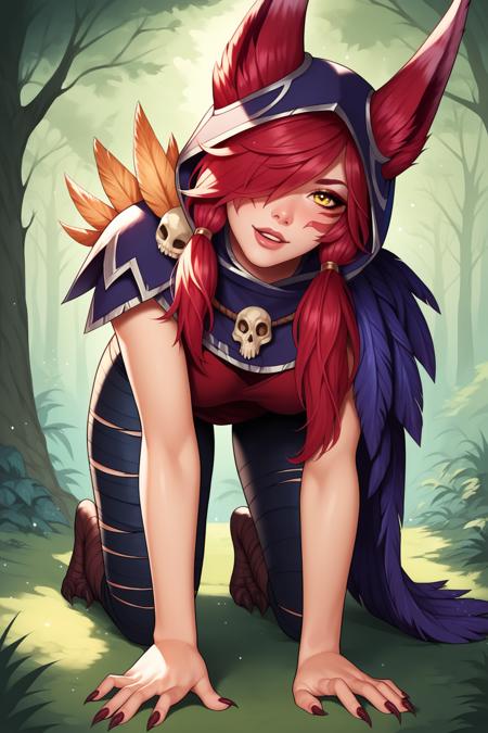 Xayah (League of Legends) - Comission LoRA PonyXL [NSFW Support]