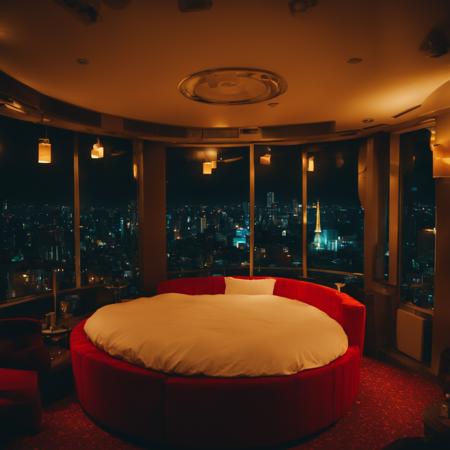 回転ベッド / retro LOVE HOTEL SDXL