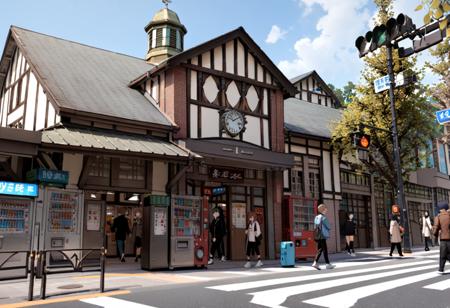 旧原宿駅 Old Harajuku Station SDXL