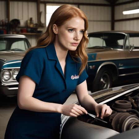 Jessica Chastain SDXL