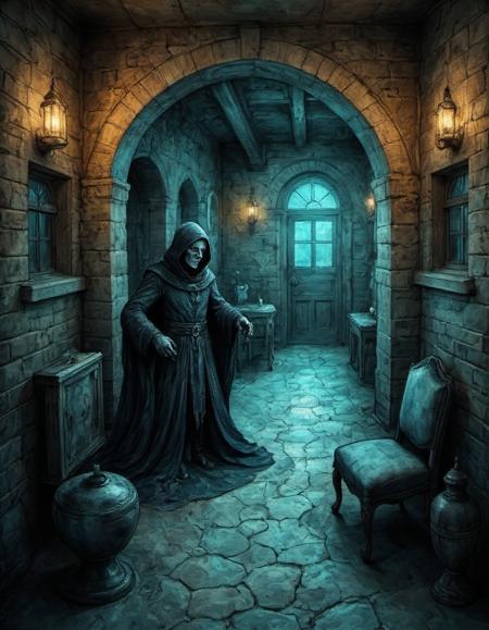 Eldritch Parchment Art  | for Flux.1 dev